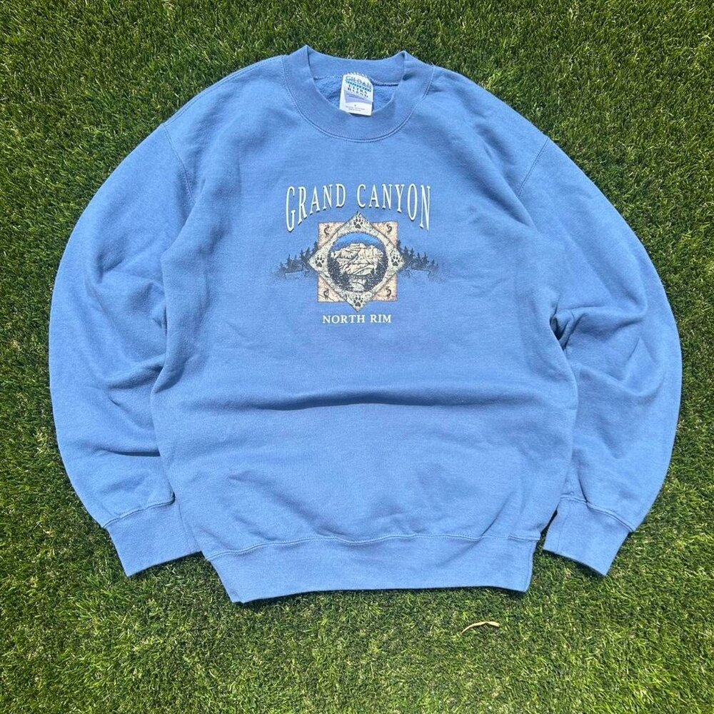 Vintage Blue Grand Canyon Arizona North Rim Indie Vacation Streetwear loungewear